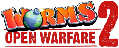 Worms Open Warfare 2 title screen for Nintendo DS